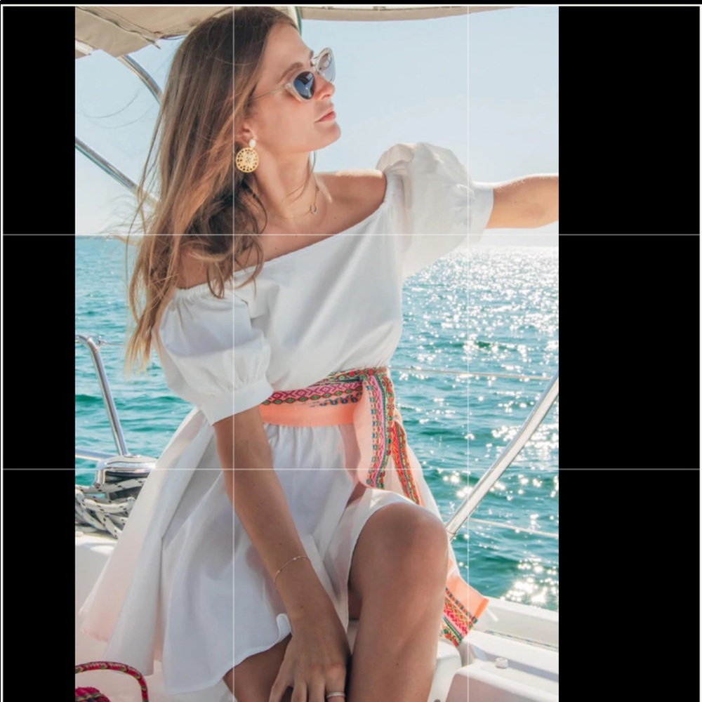 Pitusa Whisper White mini dress one size brand new never worn